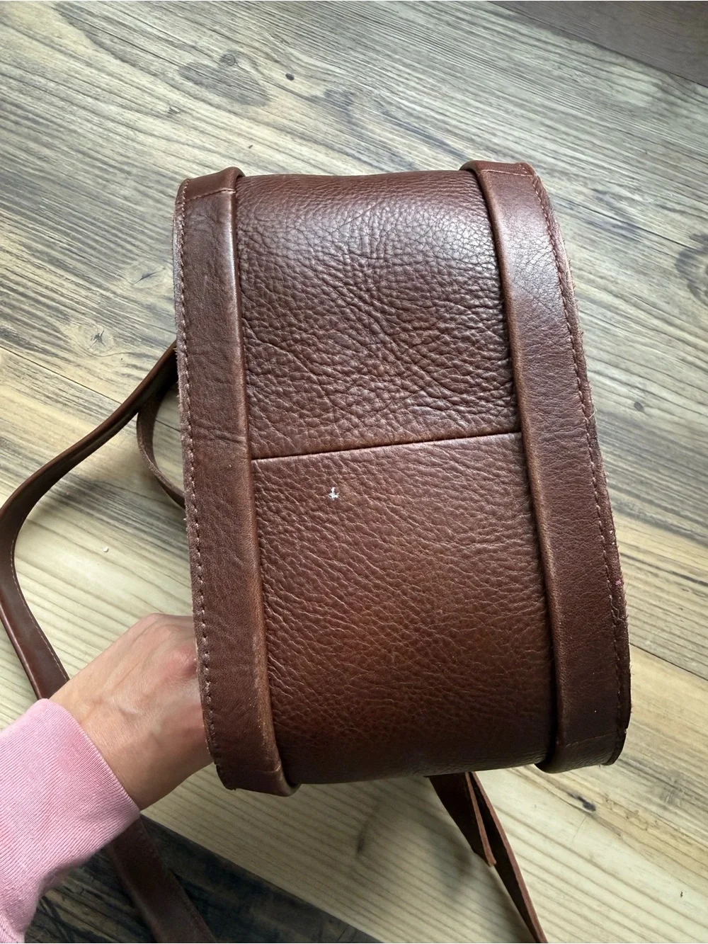 Madewell Brown Leopard Print Crossbody Bag